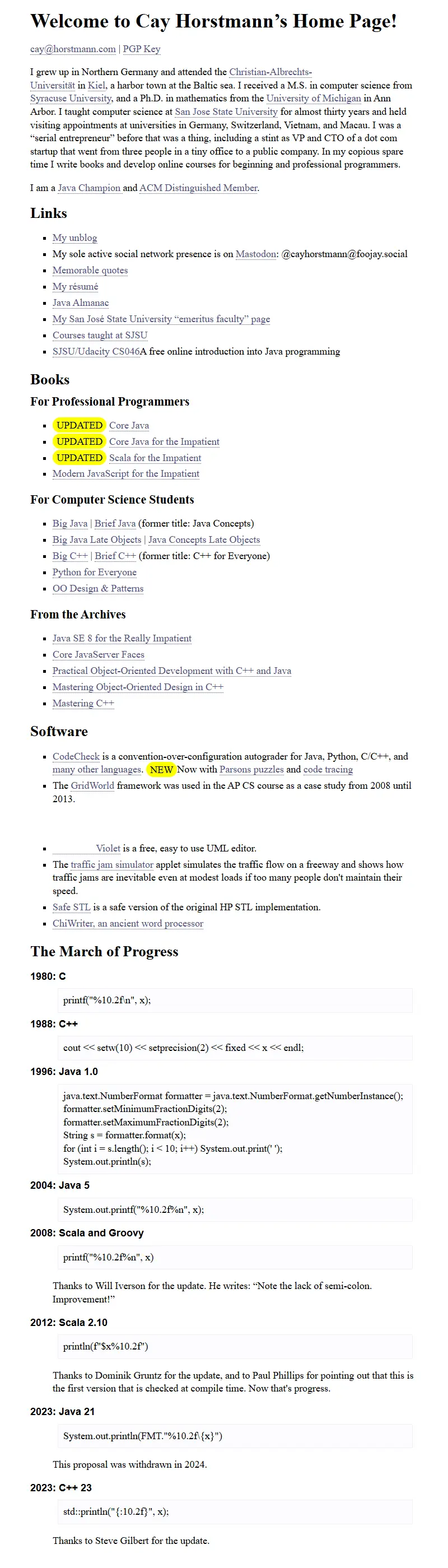 backlink from horstmann.com
