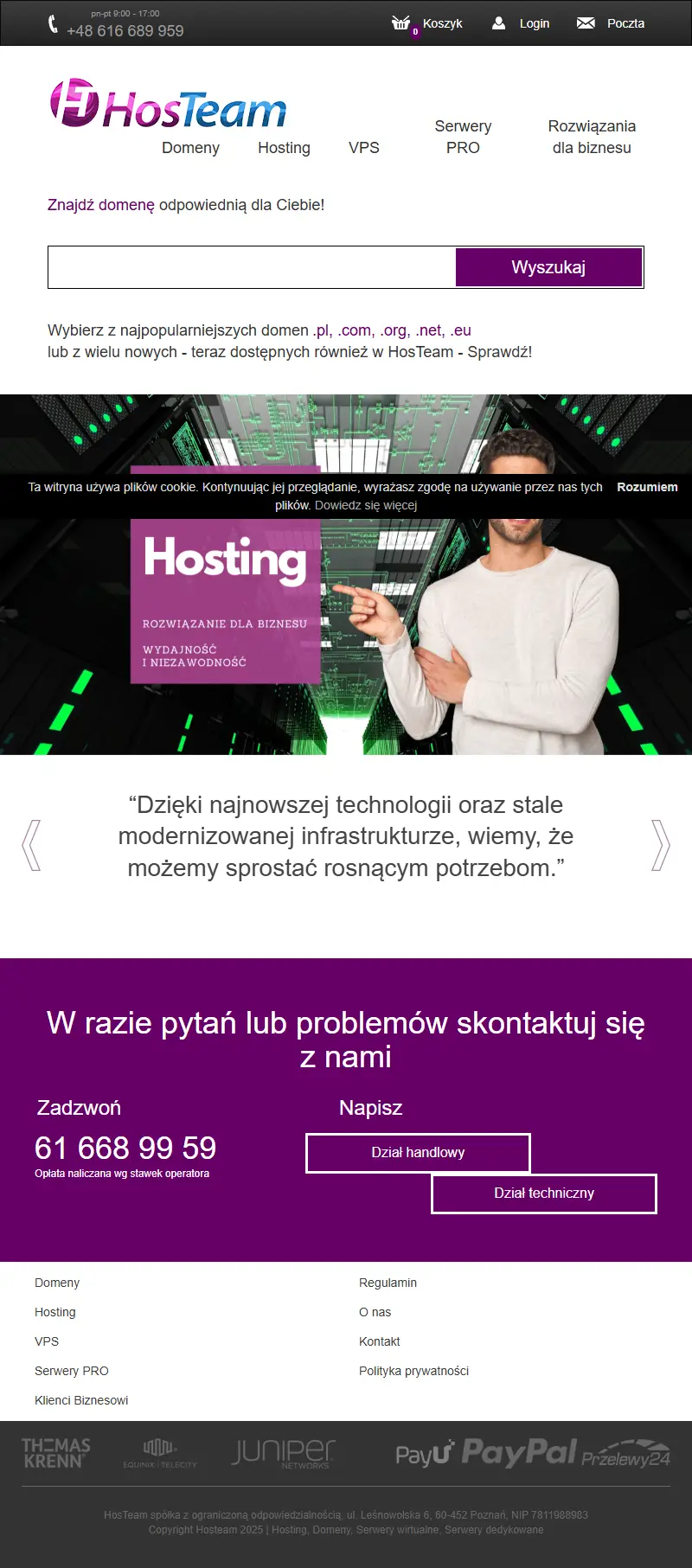 backlink from hosteam.pl