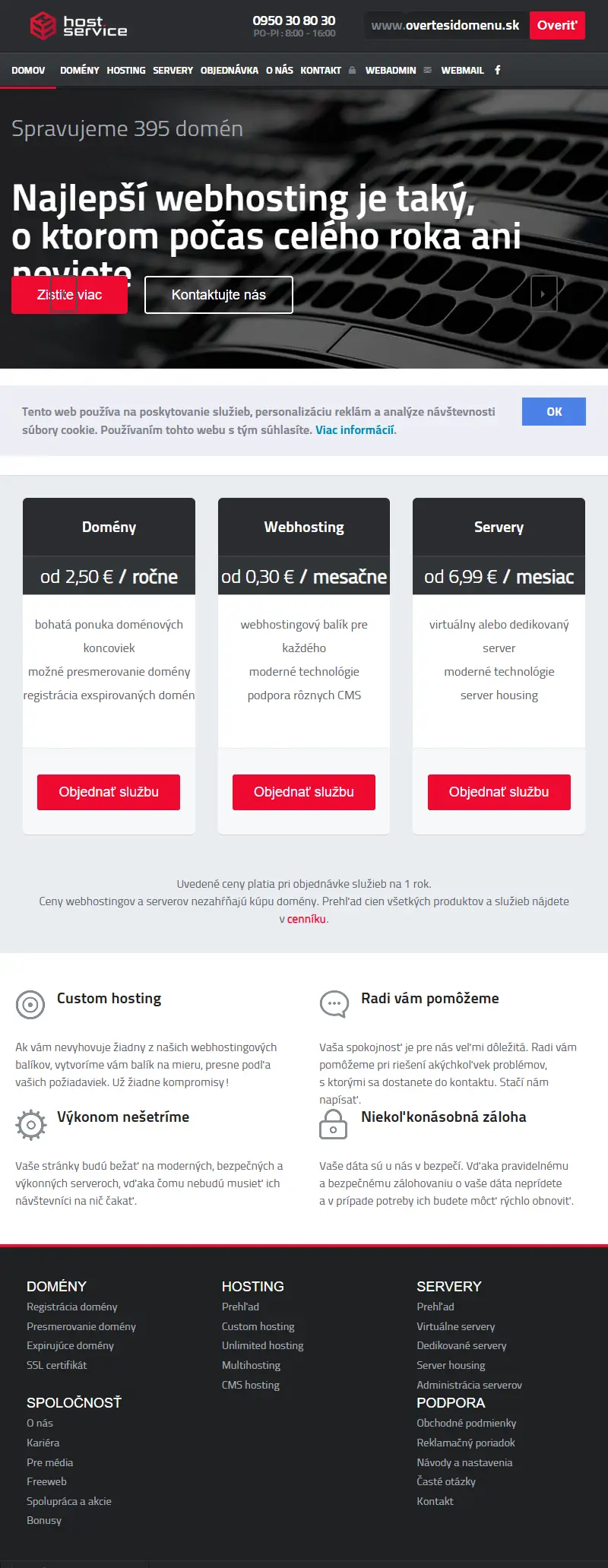 backlink from hostservice.sk