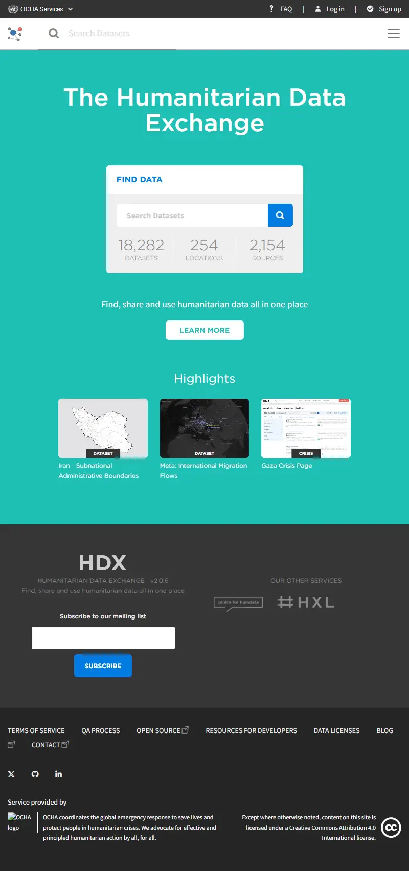 backlink from humdata.org