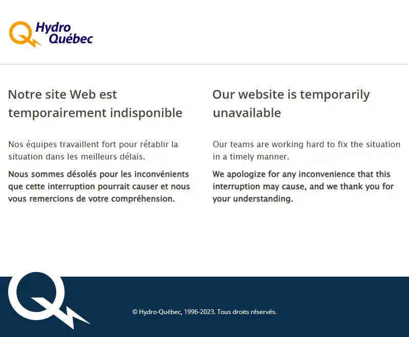 backlink from hydroquebec.com