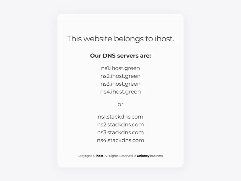 backlink from ihost.green
