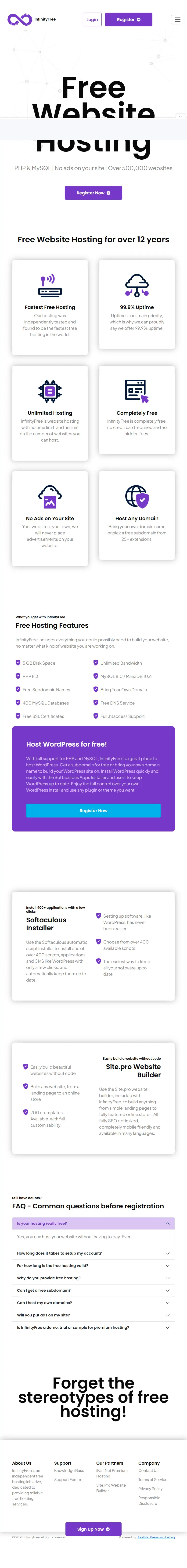 backlink from infinityfree.net