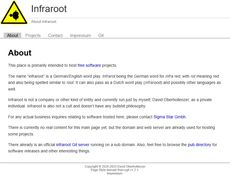 backlink from infraroot.at