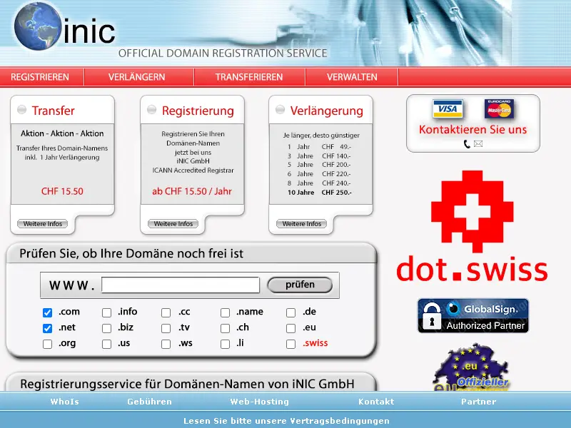 backlink from inic.ch