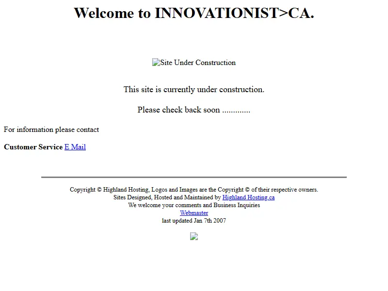 backlink from innovationist.ca