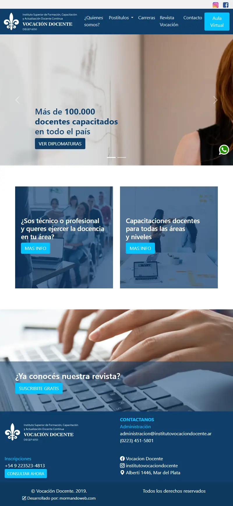 backlink from institutovocaciondocente.ar