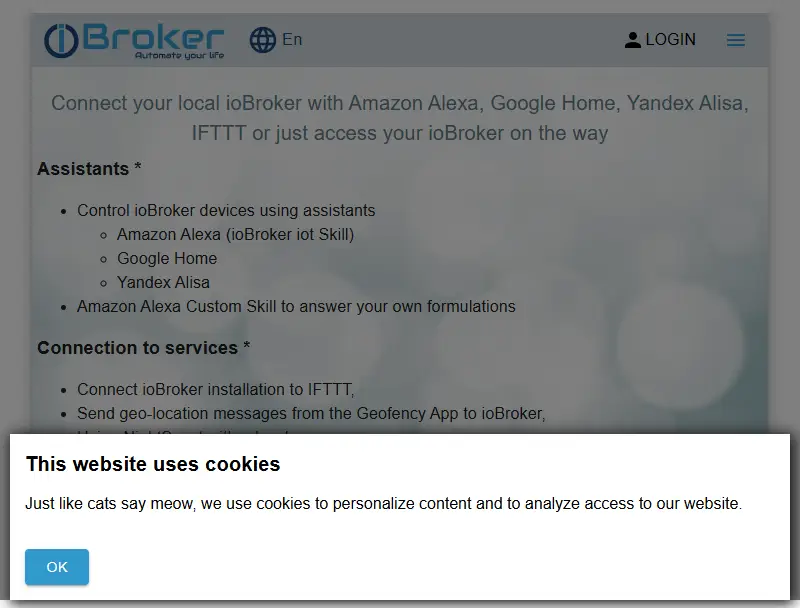 backlink from iobroker.net