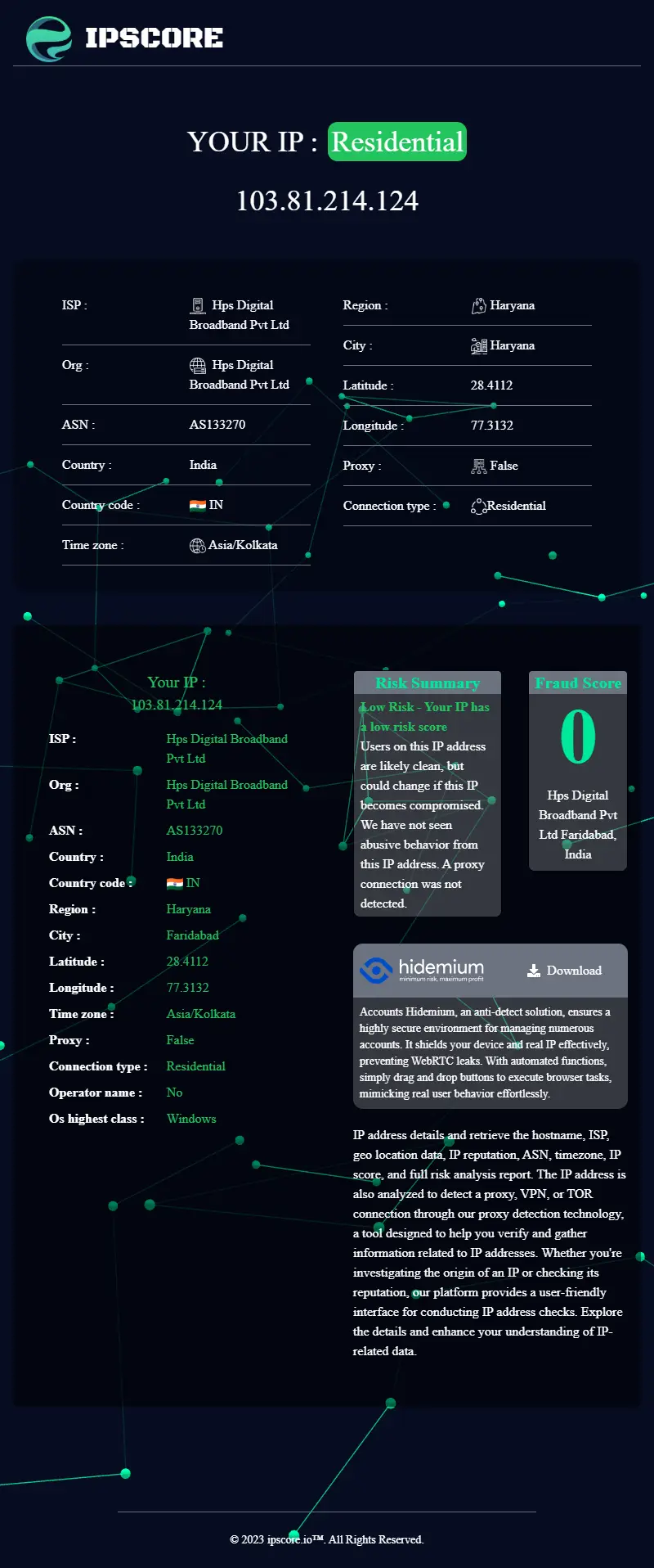 backlink from ipscore.io