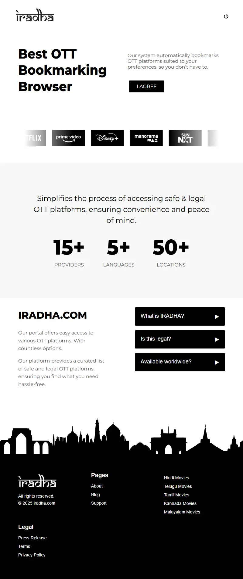 backlink from iradha.org