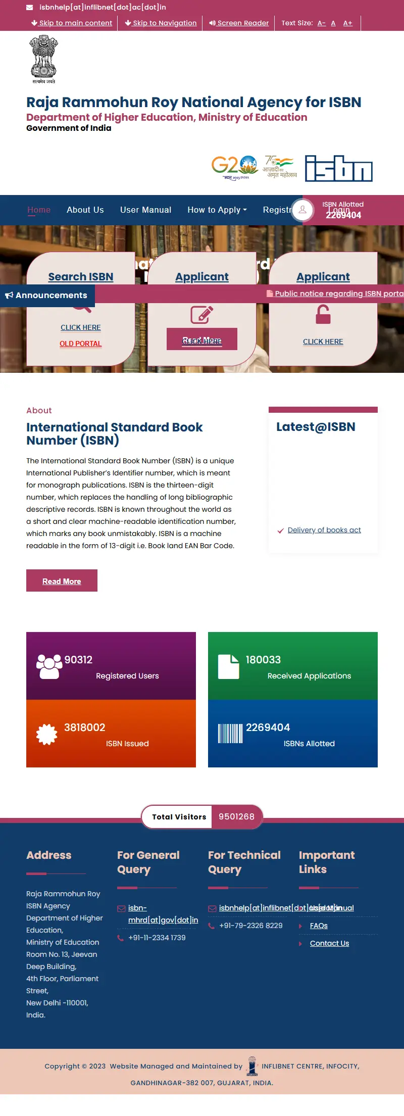 backlink from isbn.gov.in