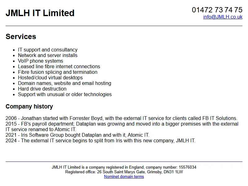 backlink from jmlh.co.uk