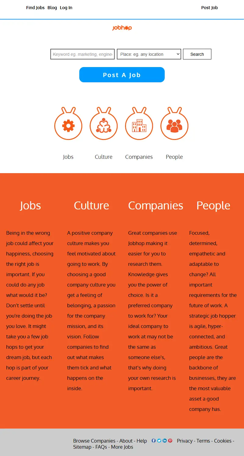 backlink from jobhop.co.uk