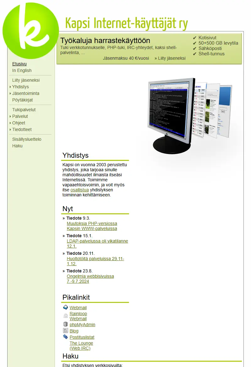 backlink from kapsi.fi