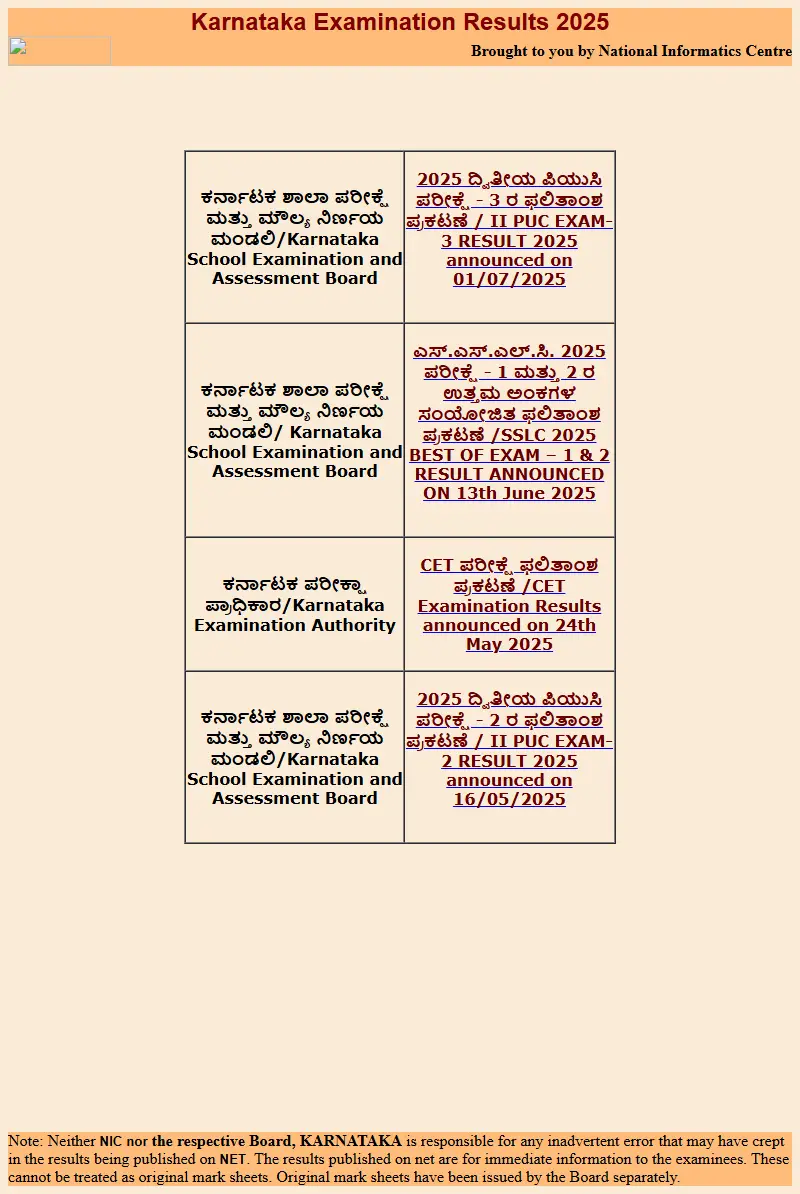 backlink from karresults.nic.in