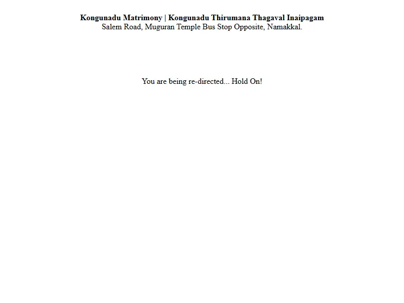 backlink from kongunadumatrimony.com
