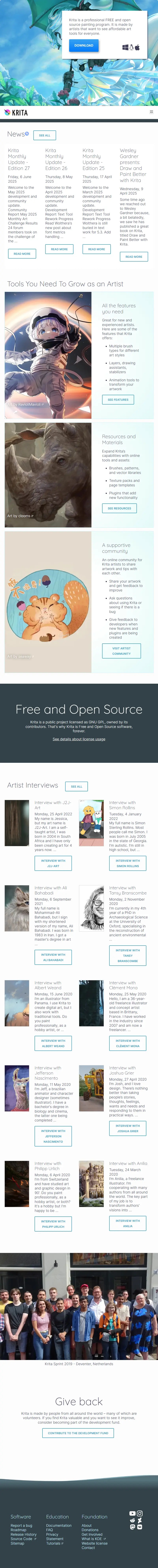 backlink from krita.org