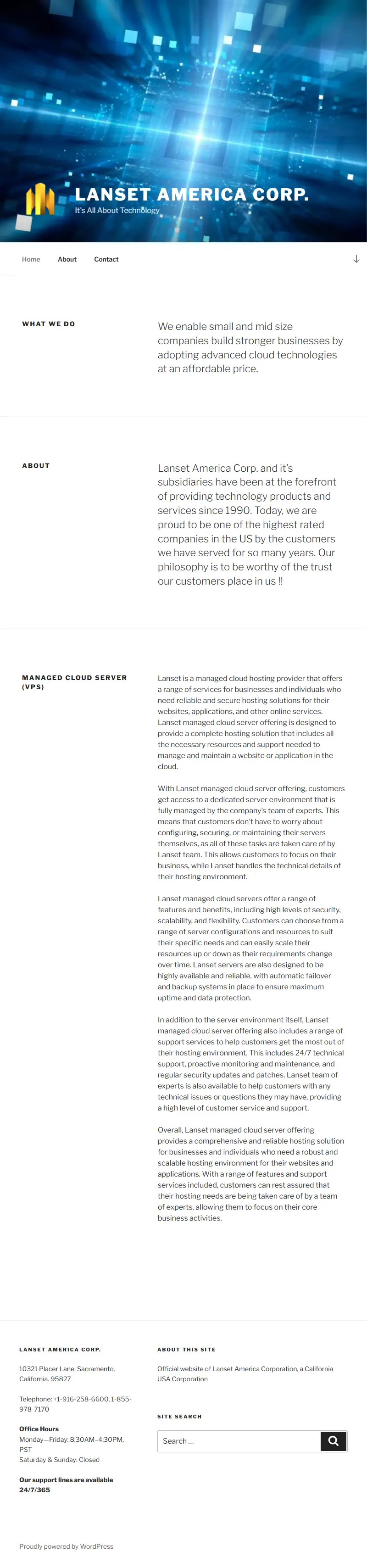 backlink from lanset.com