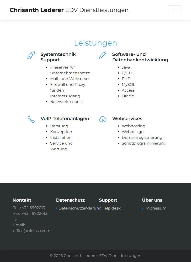 backlink from leinso.com
