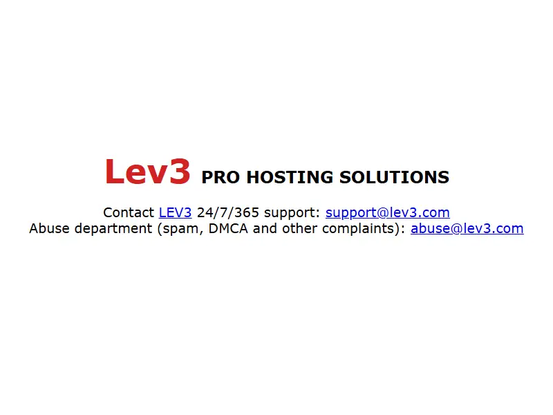 backlink from lev3.com