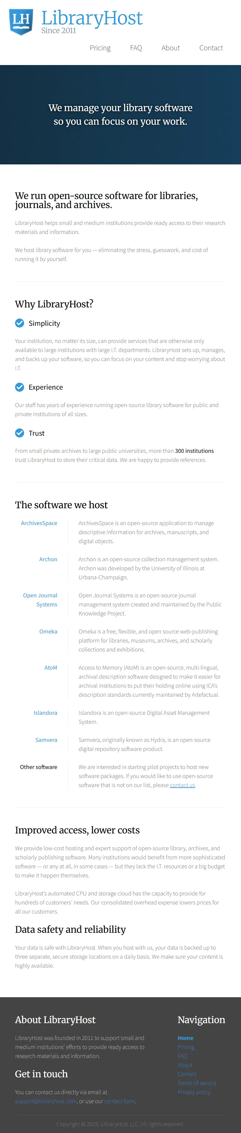 backlink from libraryhost.com