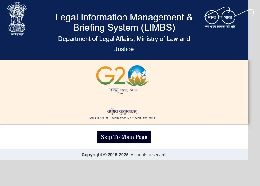 backlink from limbs.gov.in