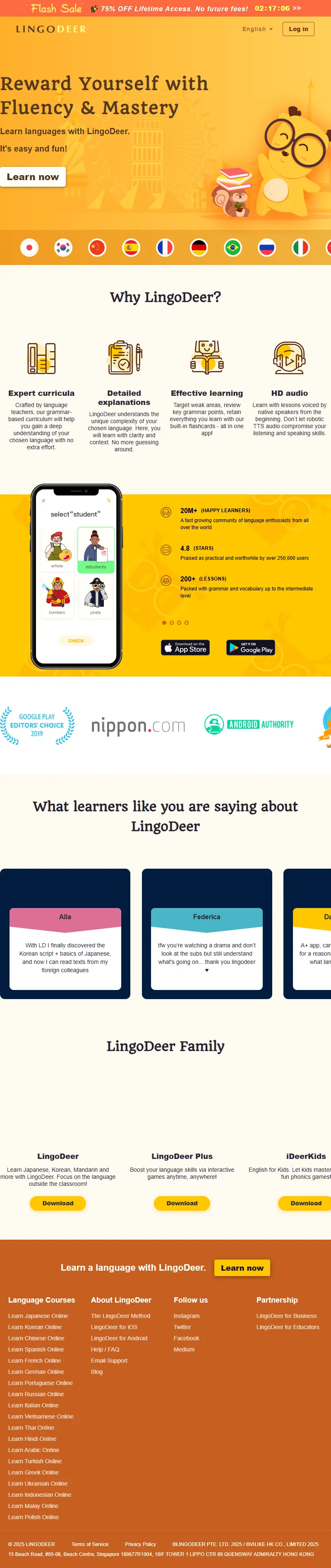 backlink from lingodeer.com