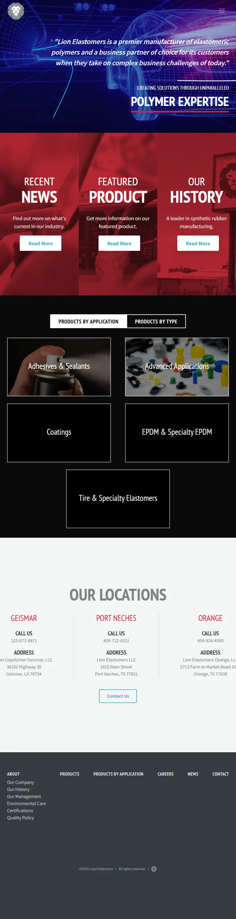 backlink from lionelastomers.com