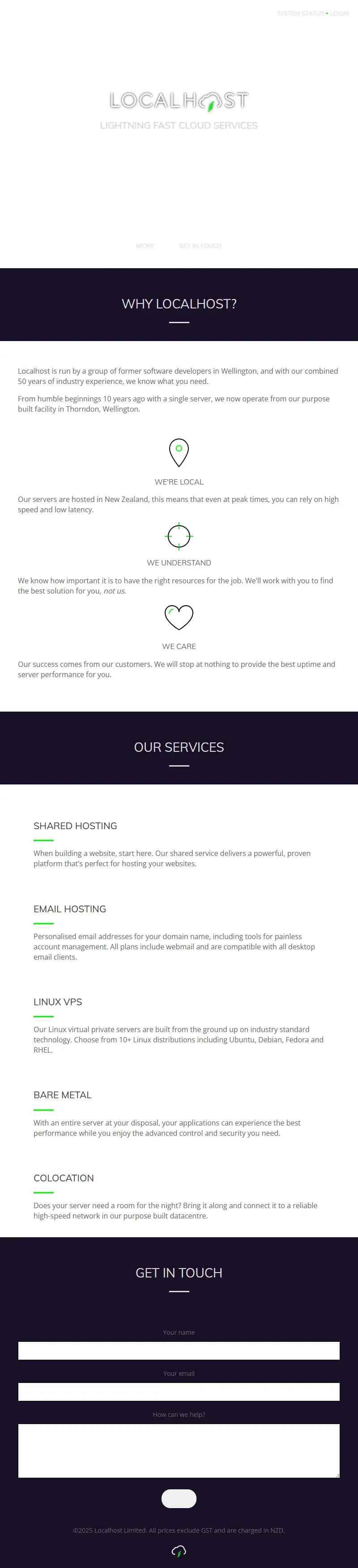 backlink from localhost.net.nz