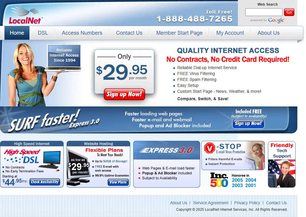 backlink from localnet.com
