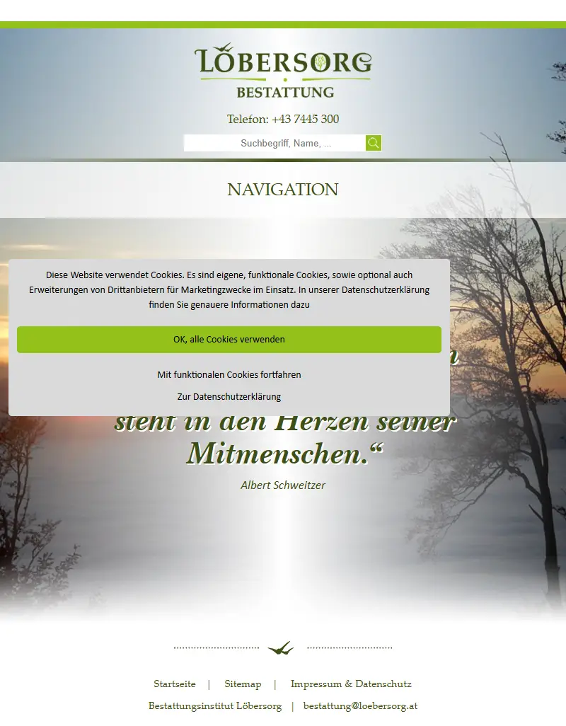 backlink from loebersorg.at