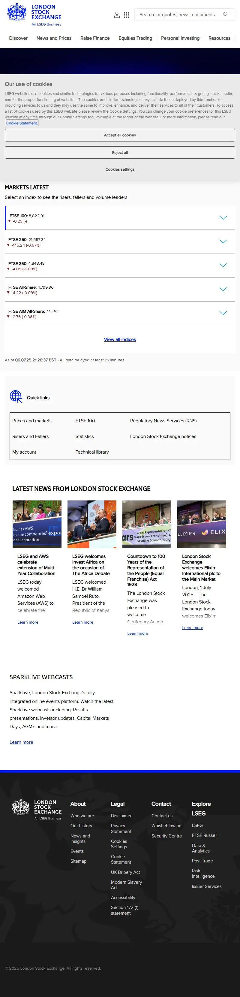 backlink from londonstockexchange.com