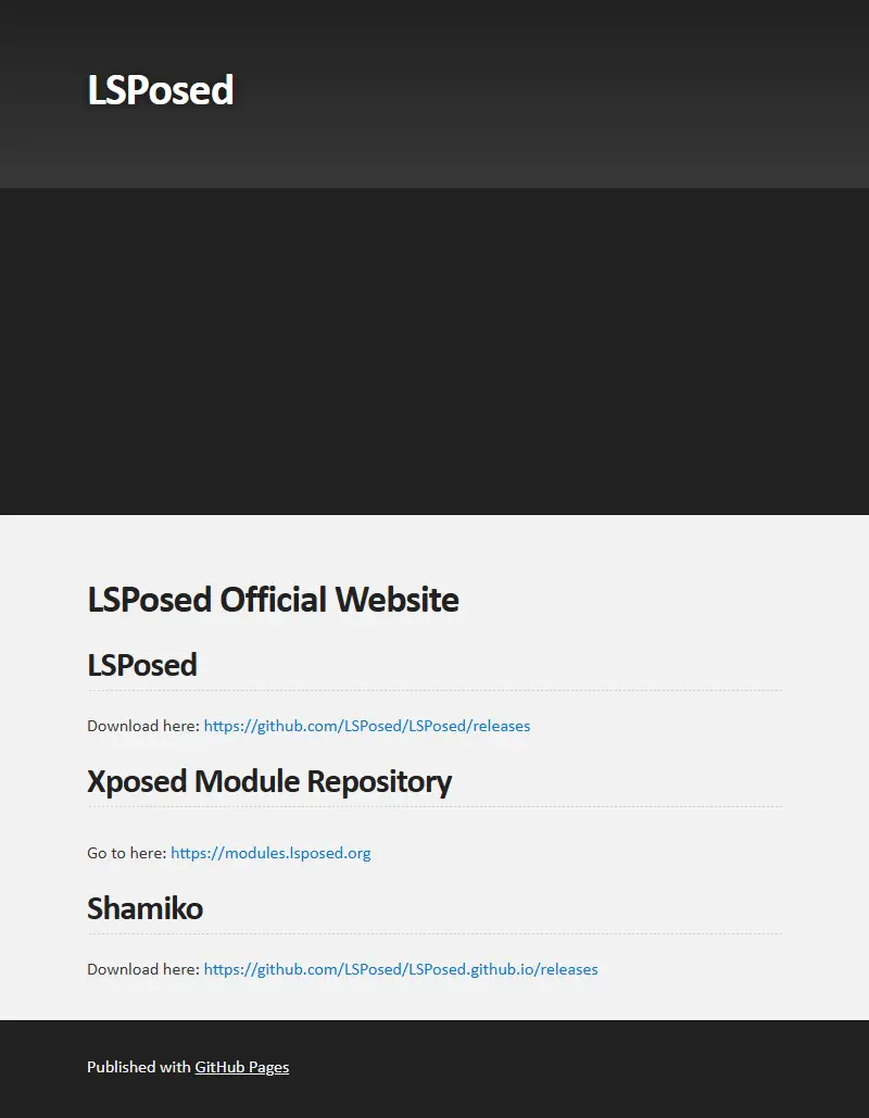 backlink from lsposed.org