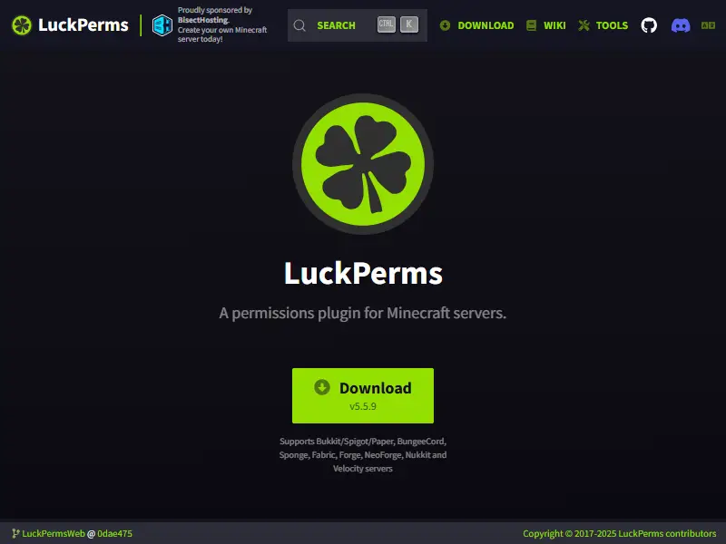 backlink from luckperms.net