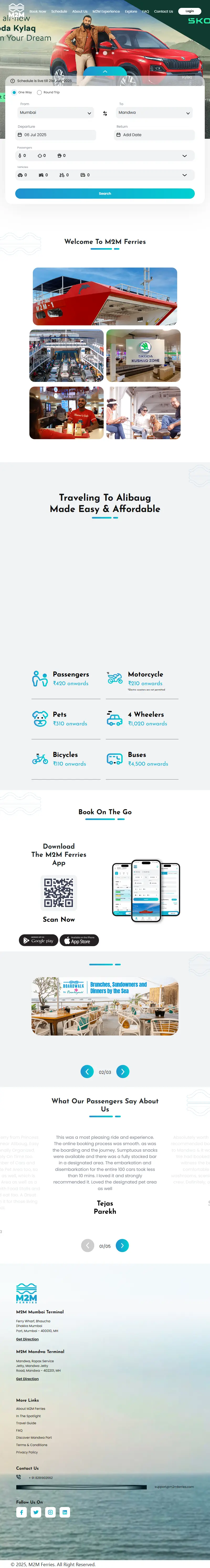 backlink from m2mferries.com