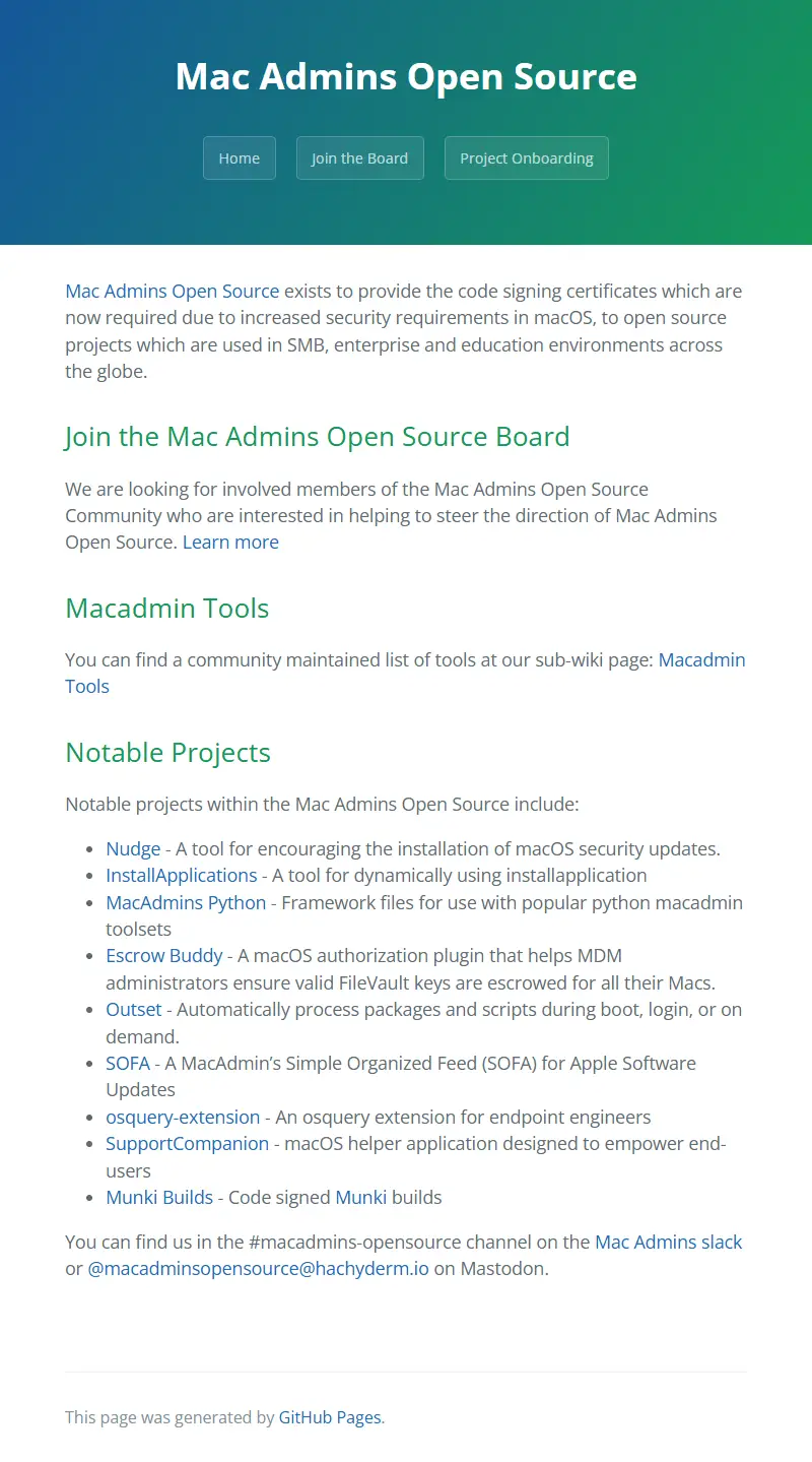 backlink from macadmins.io