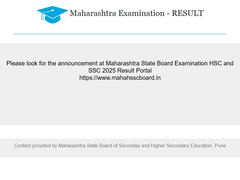 backlink from mahresult.nic.in