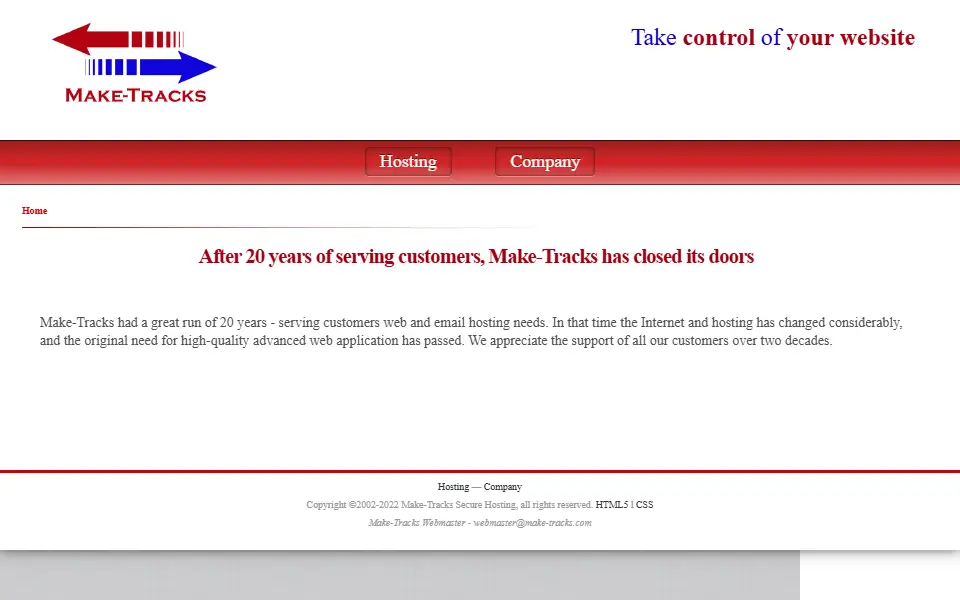 backlink from make-tracks.com
