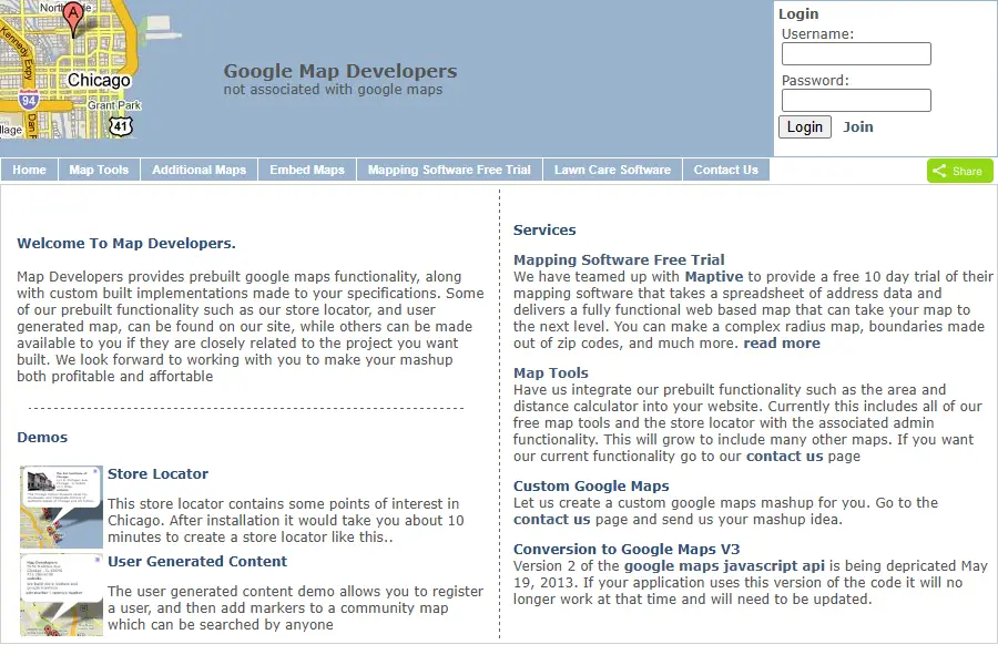 backlink from mapdevelopers.com