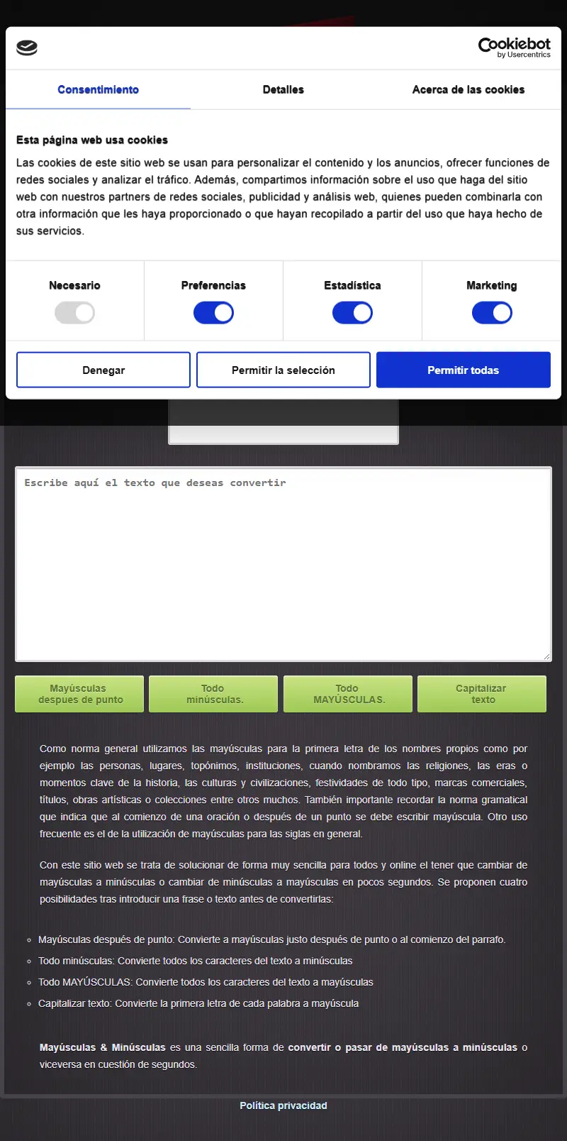 backlink from mayusculasminusculas.com