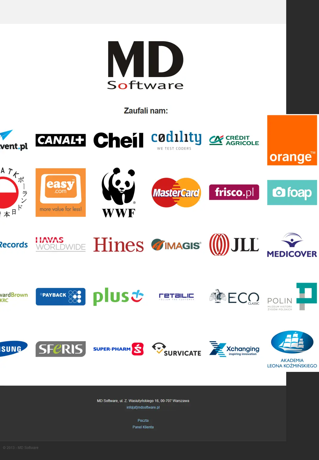 backlink from mdsoftware.pl