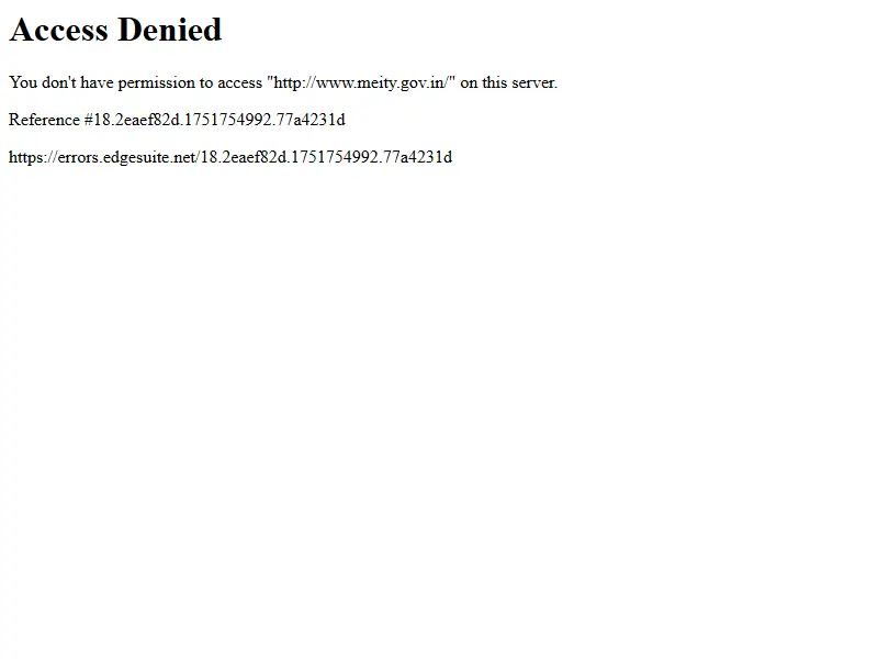 backlink from meity.gov.in