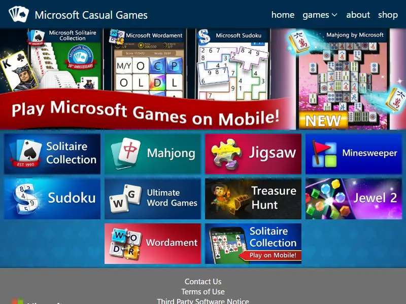 backlink from microsoftcasualgames.com
