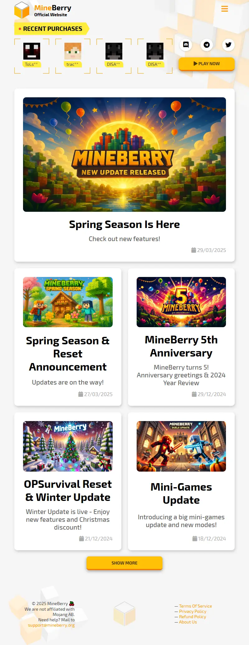 backlink from mineberry.net
