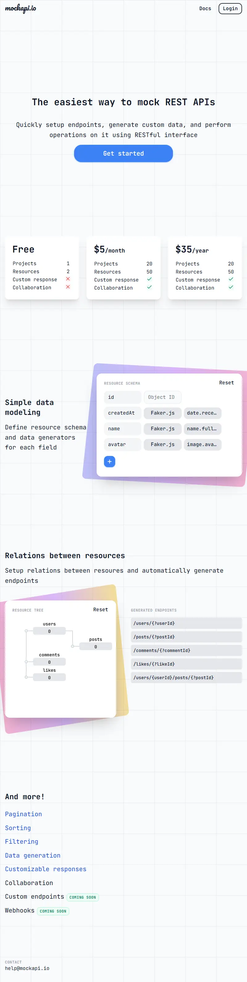 backlink from mockapi.io