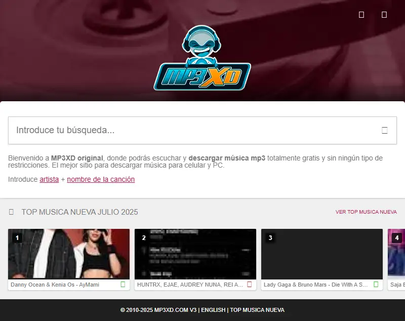 backlink from mp3xd.com