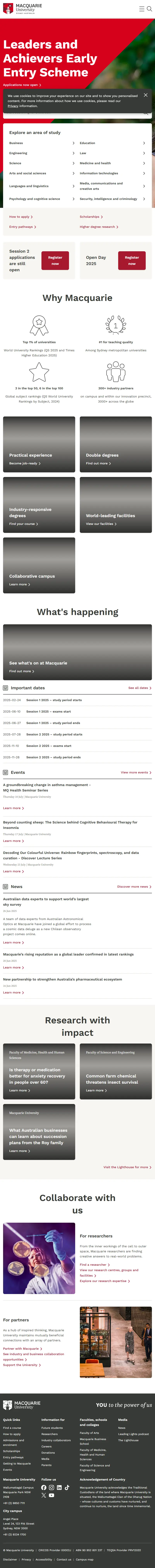 backlink from mq.edu.au