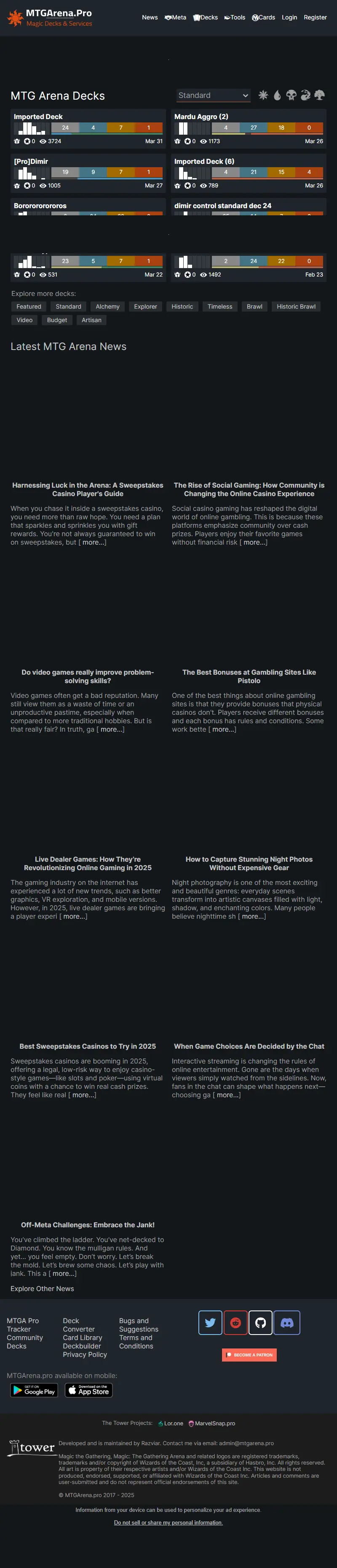 backlink from mtgarena.pro