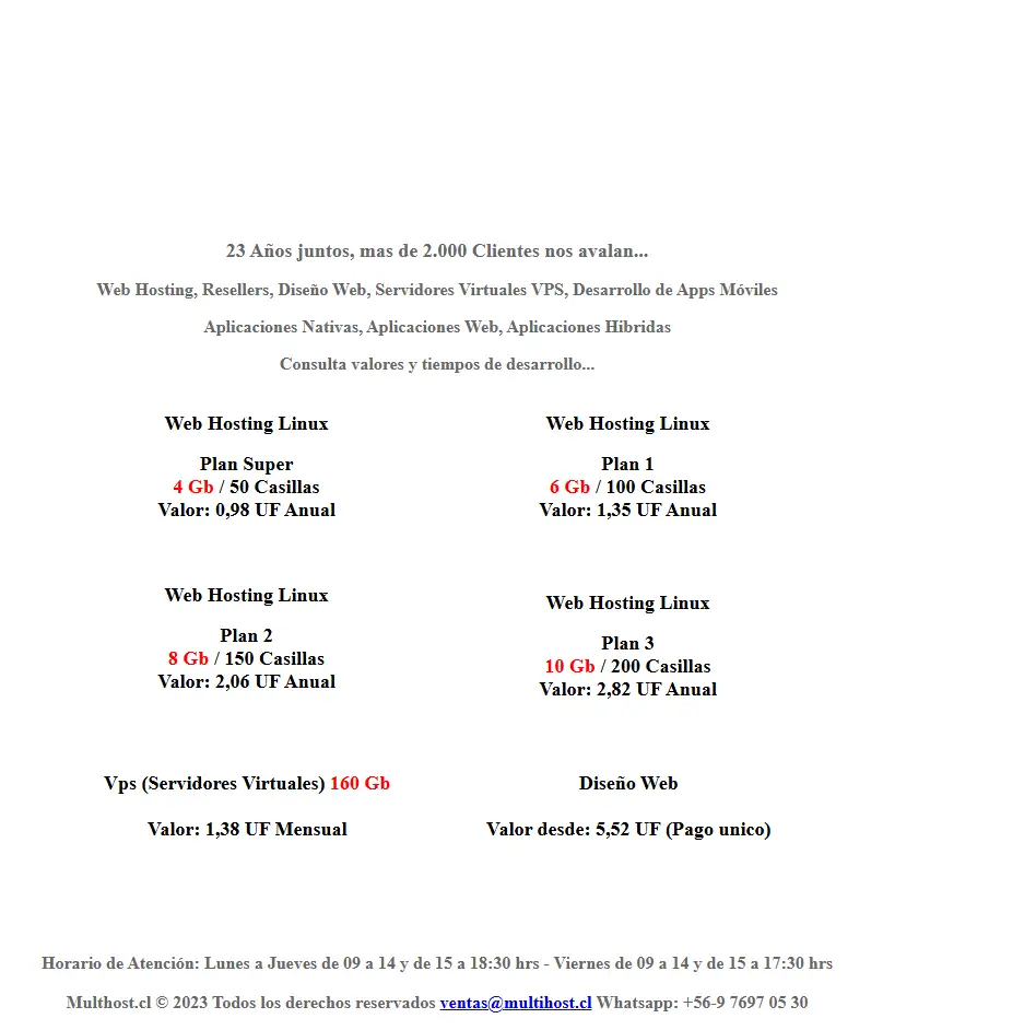 backlink from multihost.cl