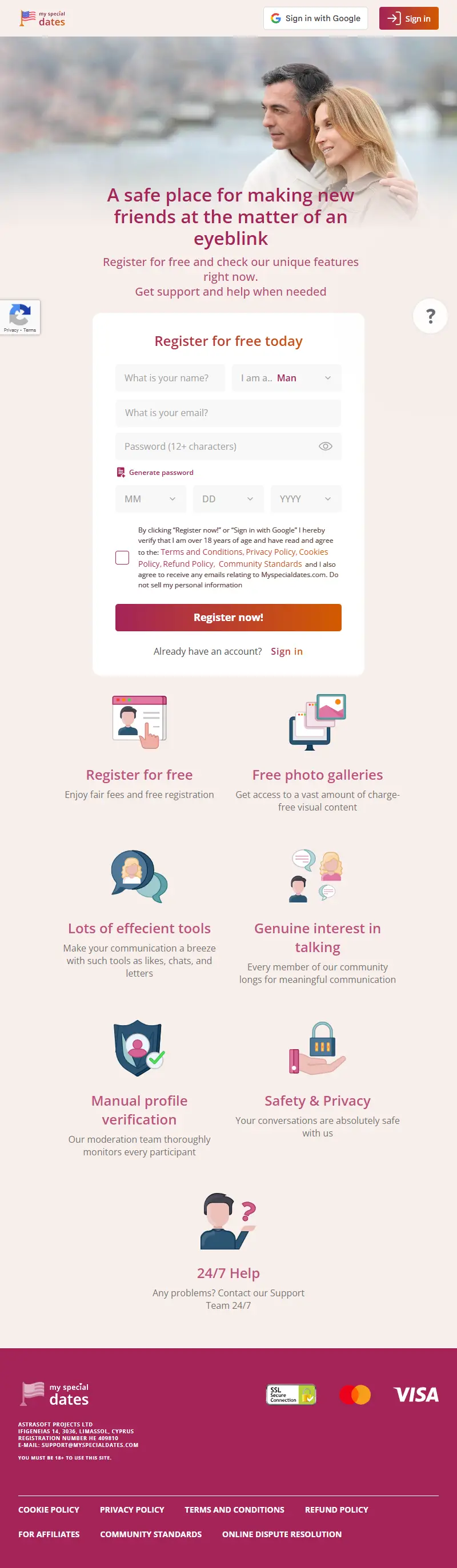 backlink from myspecialdates.com